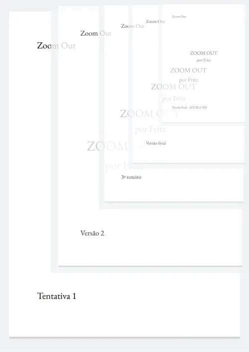 Movie poster "Zoom Out"