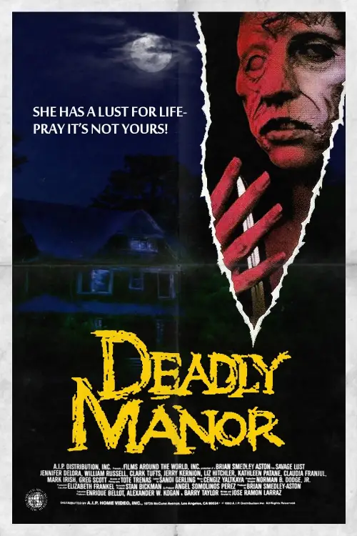 Movie poster "Deadly Manor"