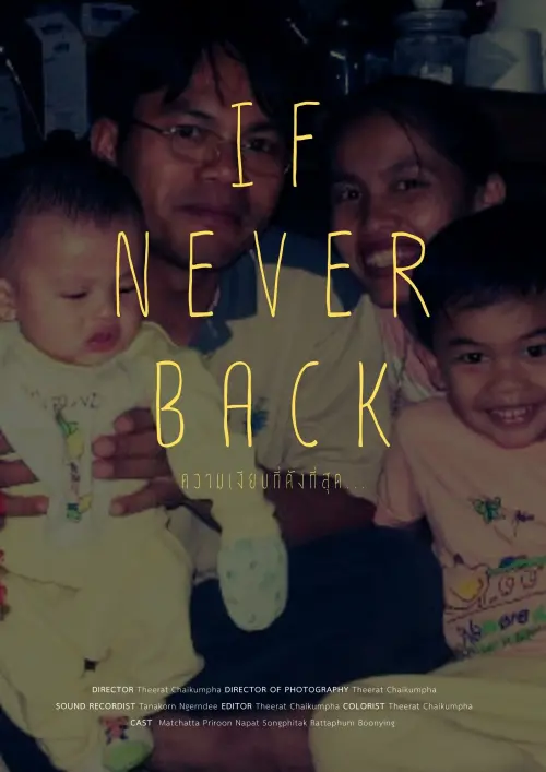 Movie poster "If Never Back"