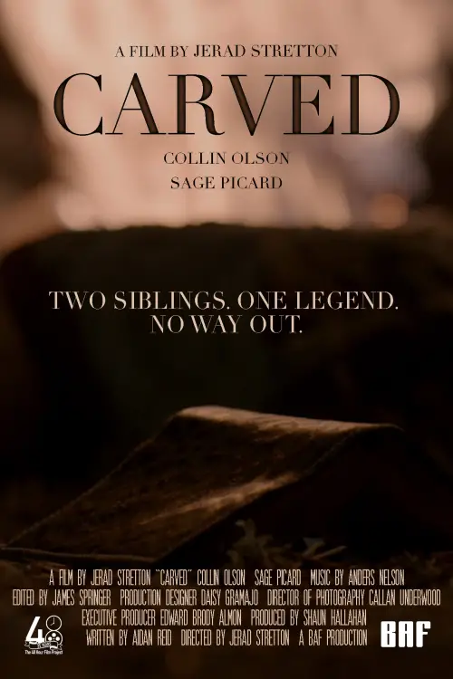 Movie poster "Carved"
