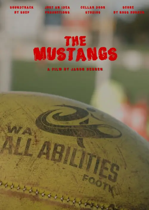 Movie poster "The Mustangs"