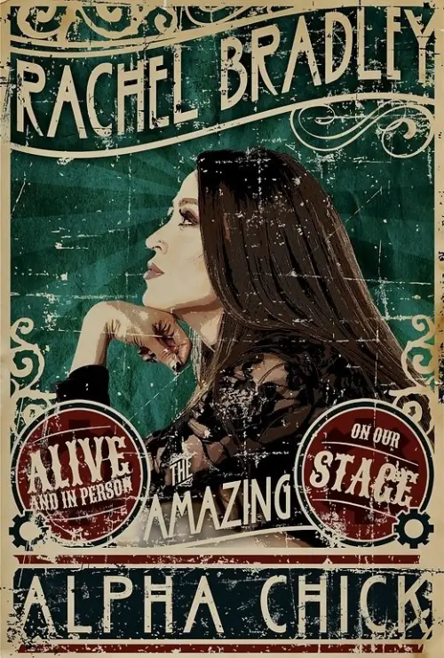 Movie poster "Rachel Bradley: Alpha Chick"