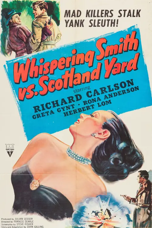 Movie poster "Whispering Smith Hits London"