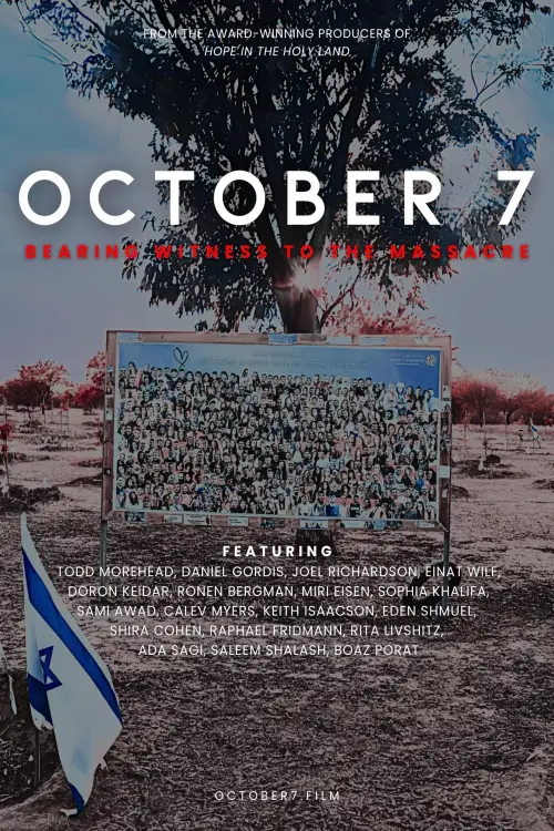 Movie poster "October 7: Bearing Witness to the Massacre"