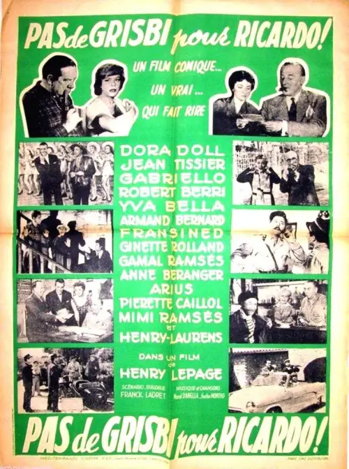 Movie poster "Pas de grisbi pour Ricardo"