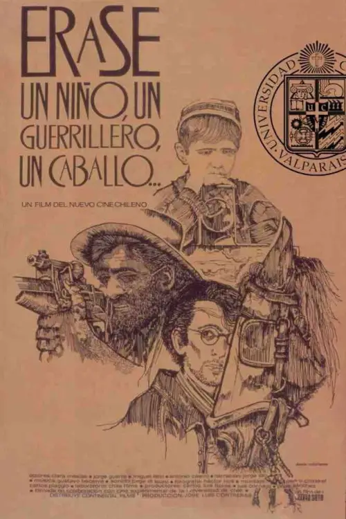 Movie poster "Érase un niño, un guerrillero, un caballo…"