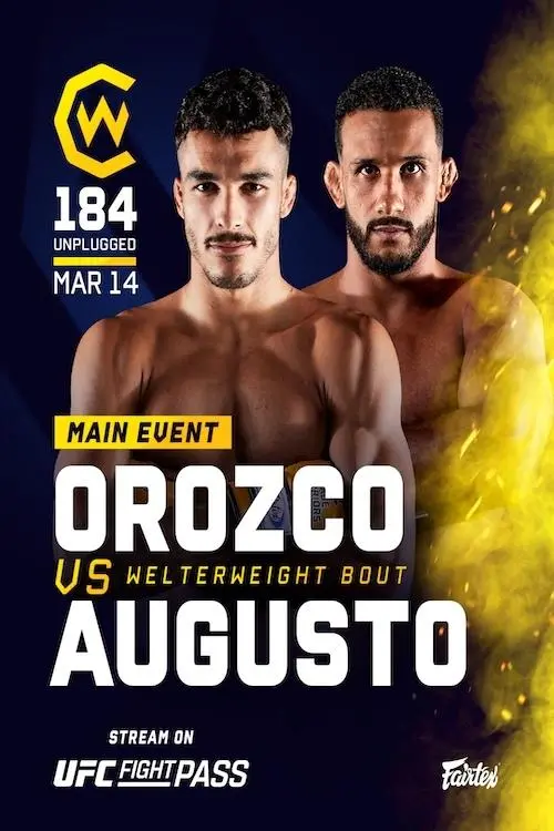 Movie poster "Cage Warriors 184: Unplugged"