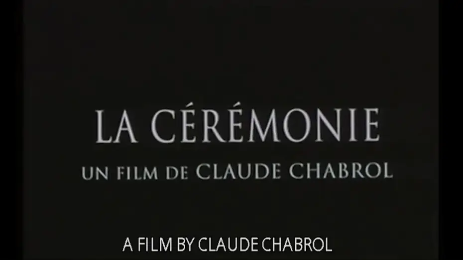 Watch film La Cérémonie — La Cérémonie (1995) - Bande annonce d'époque HD VFSTA
