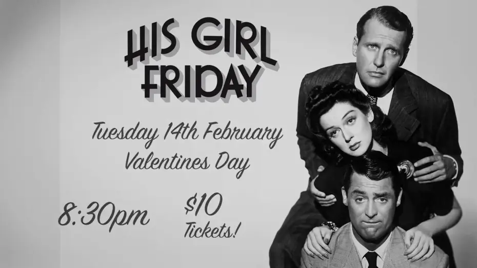 Watch film His Girl Friday — His Girl Friday Academy Trailer