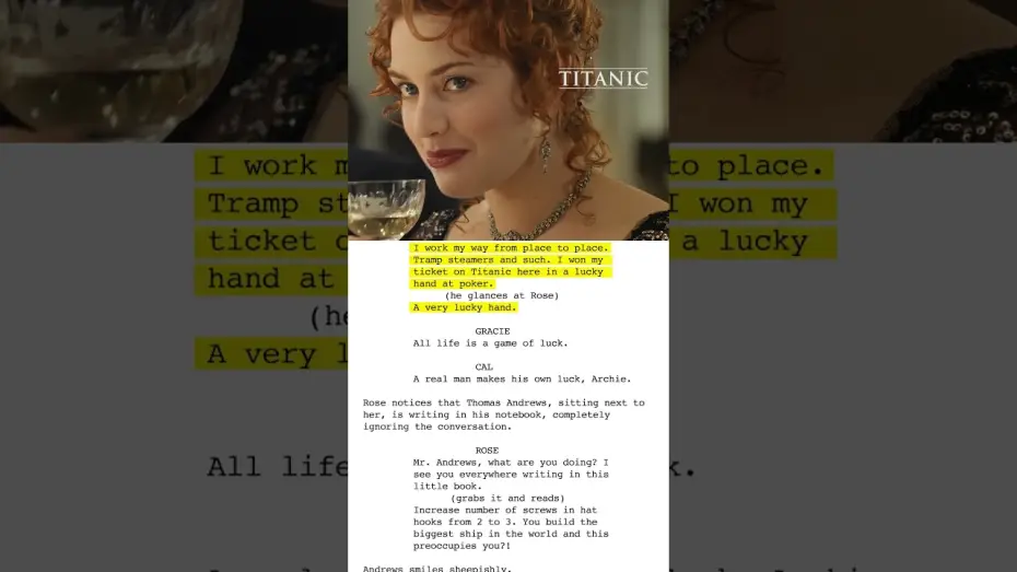 Watch film Titanic — Leonardo DiCaprio put his spin on the monologue and took it to the next level.