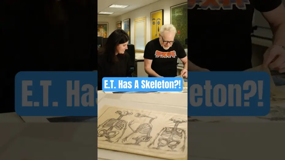 Watch film E.T. the Extra-Terrestrial — Adam Savage Discovers E.T.’s Terrifying Skeleton!