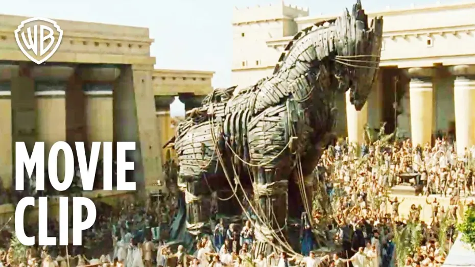 Watch film Troy — Trojan Horse Battle Scene - Movie Clip