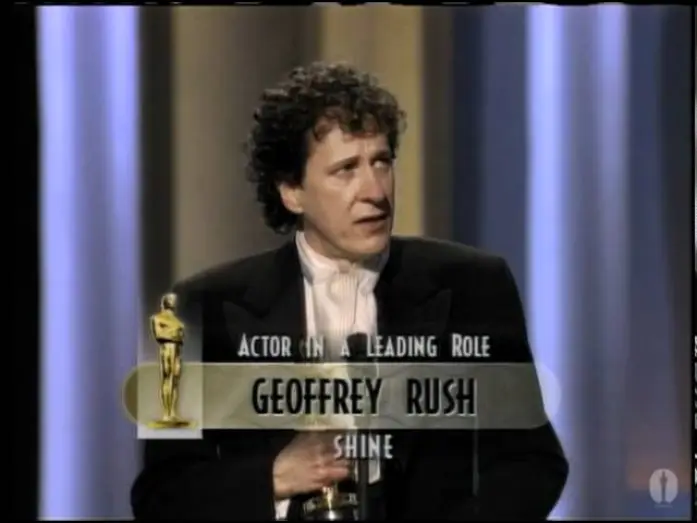 Watch film Shine — Geoffrey Rush winning Best Actor