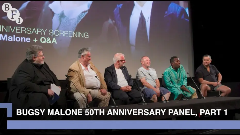 Watch film Bugsy Malone — The Bugsy Malone cast reunite for the musical's 50th anniversary, part 1 | BFI Q&A
