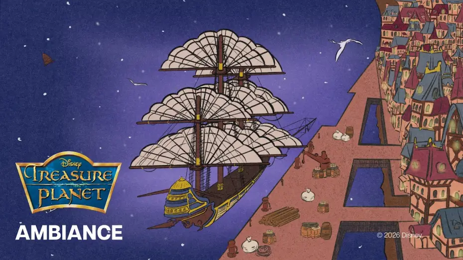 Watch film Treasure Planet — RLS Legacy | Space Ambiance