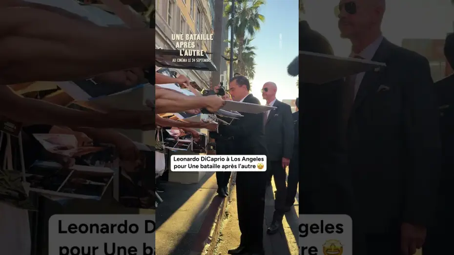 Watch film BC Project | Leonardo DiCaprio &eacute;tait &agrave; Los Angeles hier pour l'avant-premi&egrave;re d'Une bataille apr&egrave;s l'autre 🔥