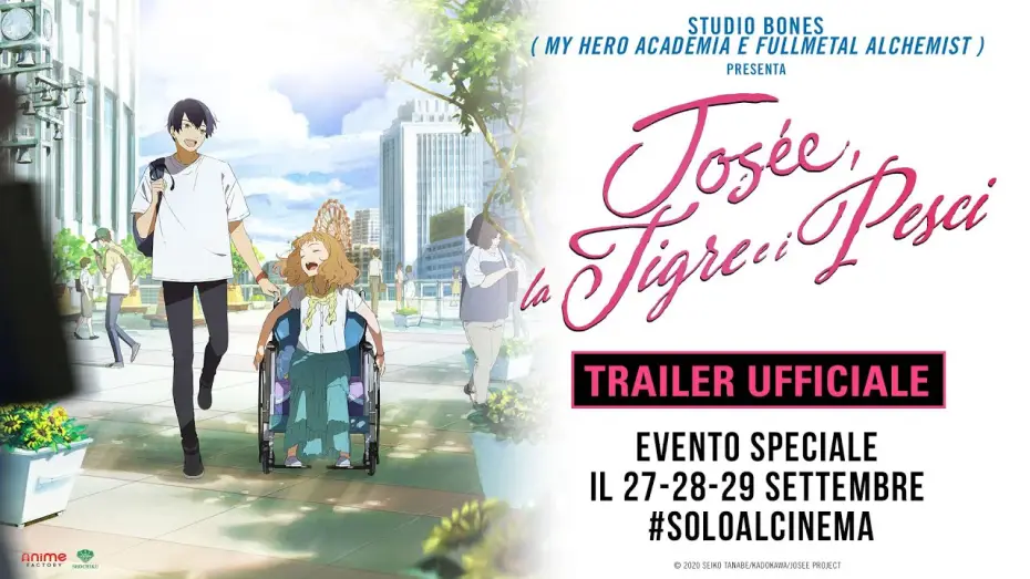 Watch film Josee, the Tiger and the Fish | Jos&eacute;e, la Tigre e i Pesci - Trailer Italiano Ufficiale