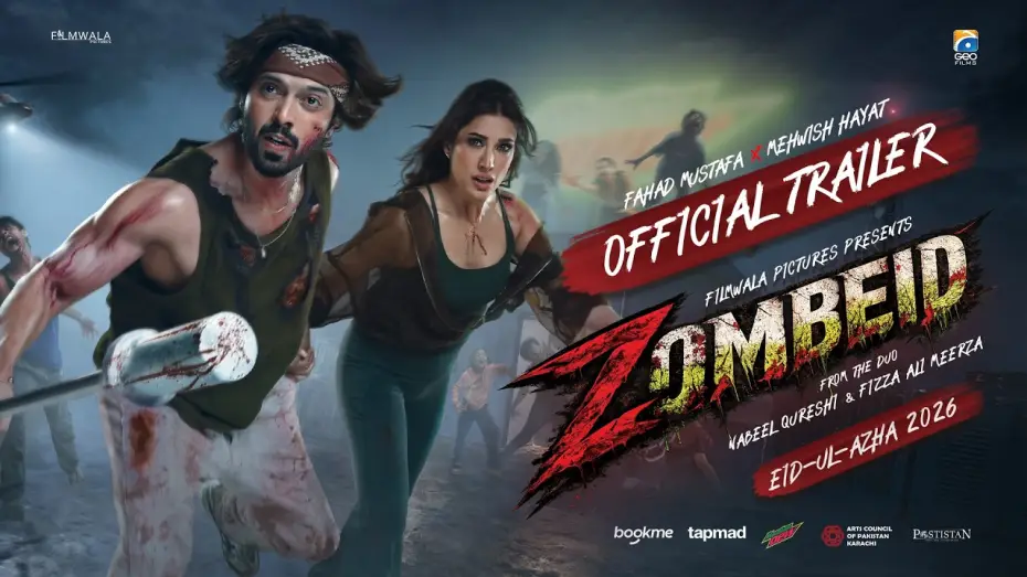 Watch film Zombeid | ZOMBEID | Official Trailer | Fahad Mustafa | Mehwish Hayat | Eid-ul-Azha 2026