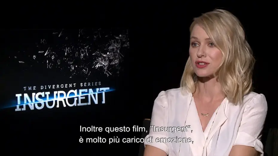 Watch film Insurgent | Insurgent - Intervista a Naomi Watts V.O. Sottotitolata in italiano
