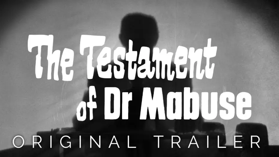 Watch film The Testament of Dr. Mabuse — Original German Trailer [Subtitled]