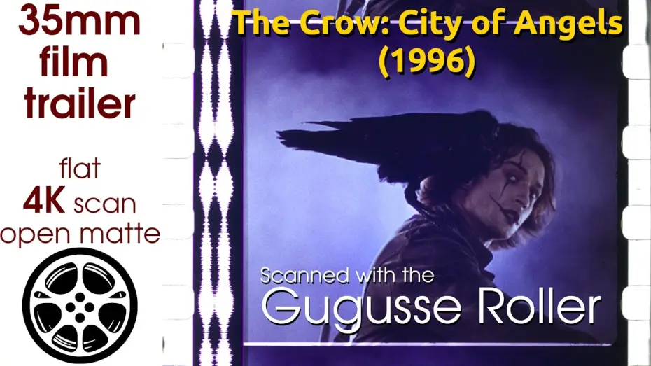 Watch film The Crow: City of Angels — The Crow: City of Angels (1996) 35mm film trailer, flat open matte, 4K *CROPPED