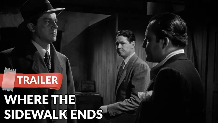 Watch film Where the Sidewalk Ends — Where the Sidewalk Ends (1950) Trailer | Dana Andrews | Gene Tierney