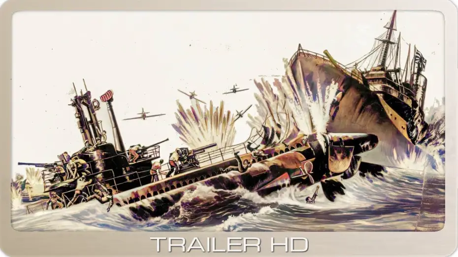 Watch film Run Silent, Run Deep — U 23 - Tödliche Tiefen ≣ 1958 ≣ Trailer