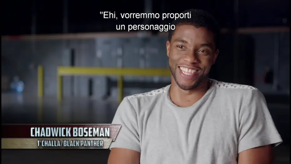 Watch film Captain America: Civil War | Captain America: Civil War - Chadwick Bosemann &egrave; Pantera Nera - Pod dal film | HD