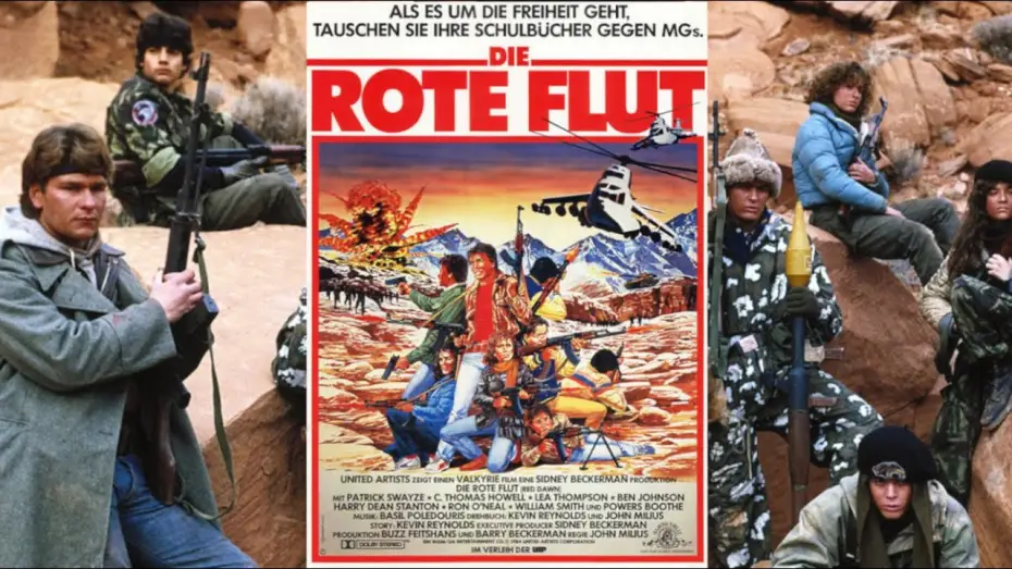 Watch film Red Dawn | Die Rote Flut (USA 1984 "Red Dawn") Trailer deutsch / german VHS