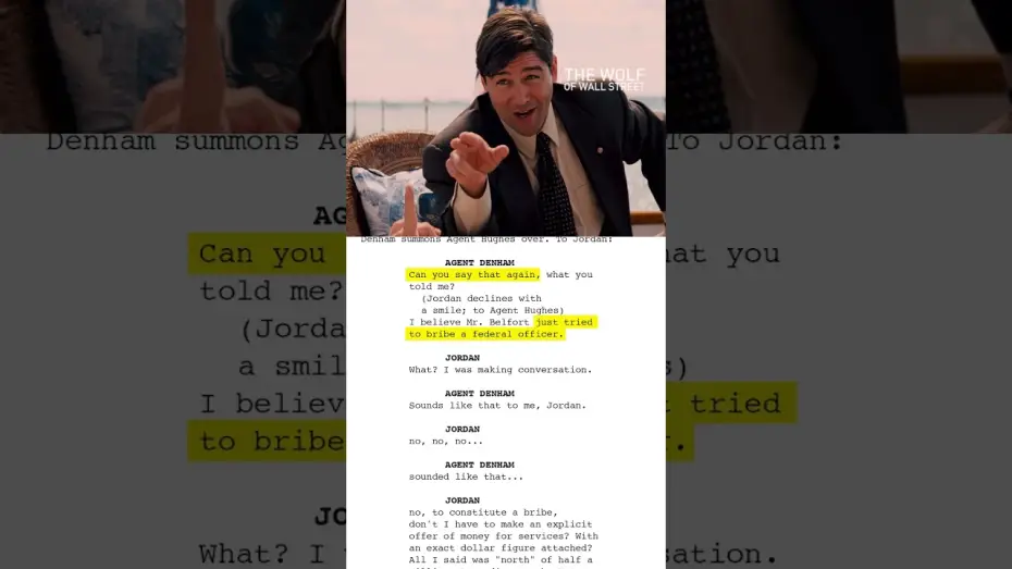 Watch film The Wolf of Wall Street — From the page to the screen, not always exactly as it was written!