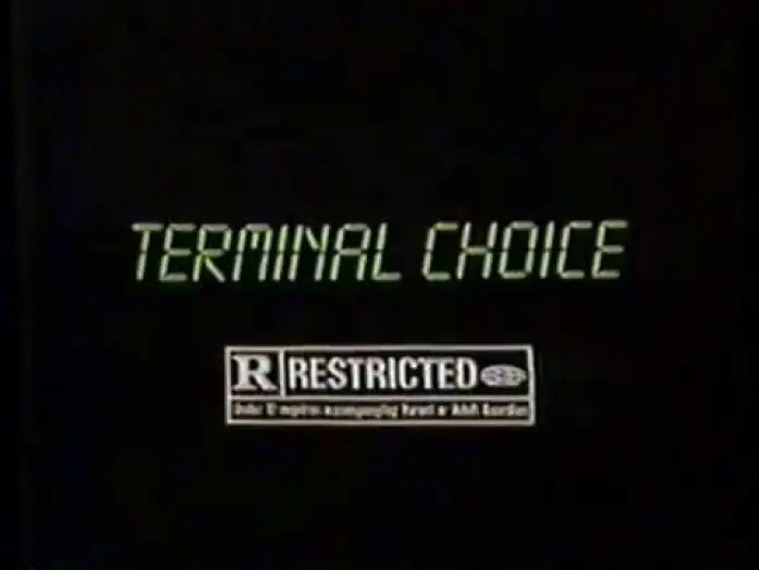 Watch film Terminal Choice — 1985 Terminal Choice TV Movie Trailer Commercial