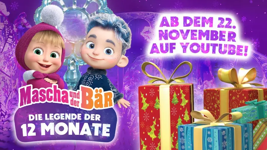 Watch film Masha and the Bear: 12 Months — Mascha und der Bär ❄️🎁 Die Legende der 12 Monate 🌲❄️ (Trailer) 📺 Ab dem 22. November auf YouTube!