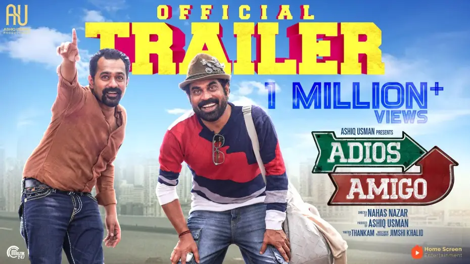 Watch film Adios Amigo — Adios Amigo - Official Trailer | Asif Ali, Suraj Venjaramoodu | Nahas Nazar | Ashiq Usman