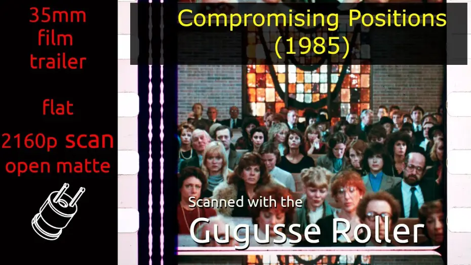 Watch film Compromising Positions — Compromising Positions (1985) 35mm film trailer, flat open matte, 2160p