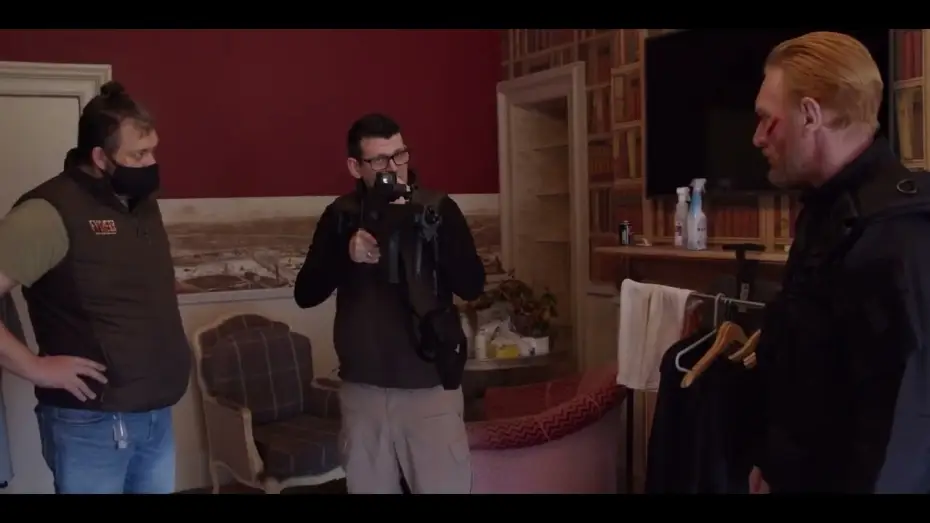 Watch film Fyre Rises — BTS - weapons/Kris Sommerville