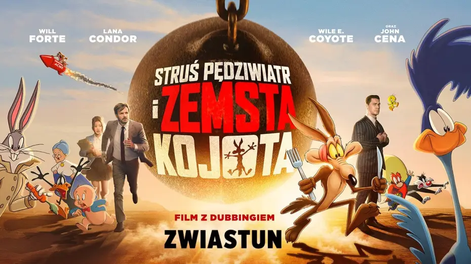 Watch film Coyote vs. Acme — STRUŚ PĘDZIWIATR I ZEMSTA KOJOTA | Oficjalny zwiastun | W kinach