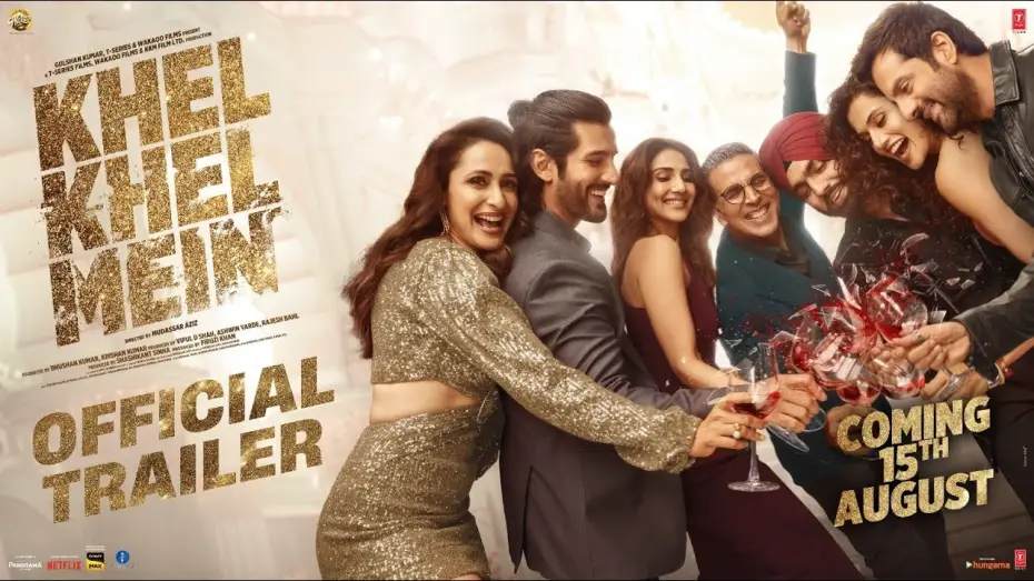 Watch film Khel Khel Mein — KHEL KHEL MEIN (Official Trailer): Akshay Kumar,Vaani,Ammy,Taapsee,Fardeen,Aditya,Pragya | Bhushan K