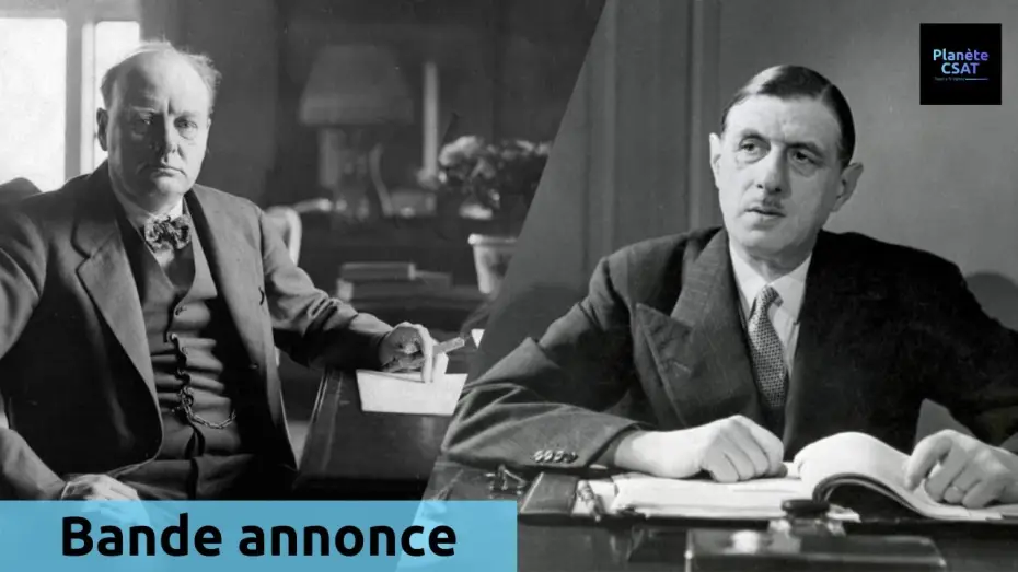 Watch film De Gaulle vs Churchill : Mémoires de guerre, guerre des mémoires — De Gaulle vs. Churchill : Mémoires de guerre, guerres de mémoires | bande annonce | Toute l'Histoire