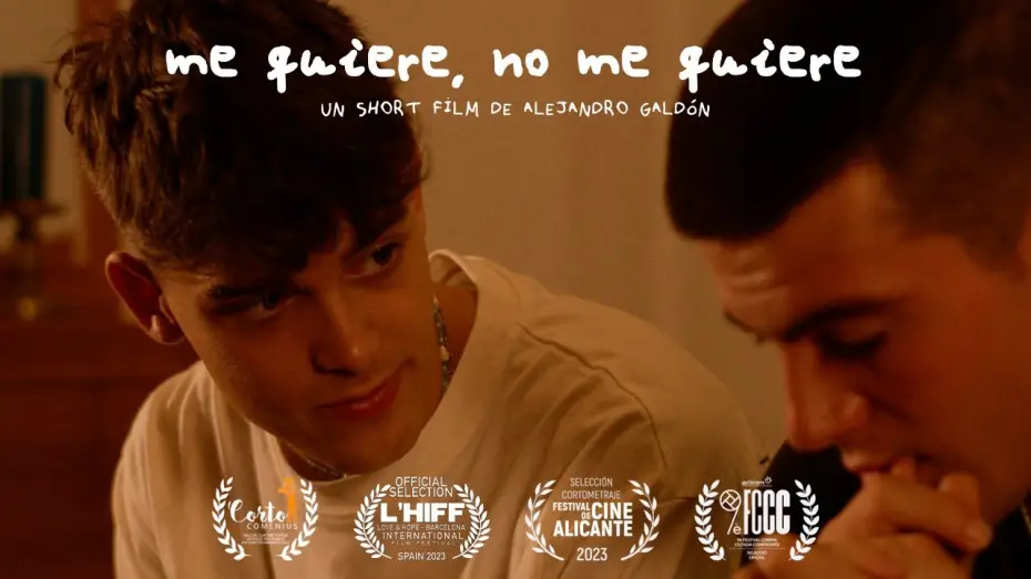 Watch film He Loves Me, He Loves Me Not — 'me quiere, no me quiere' (2022) - a gay short film by Alejandro Galdón