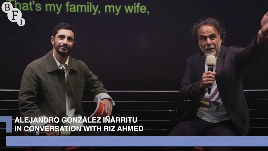 Watch film Digger — Digger director Alejandro González Iñárritu interviewed by Riz Ahmed | BFI IMAX in Conversation