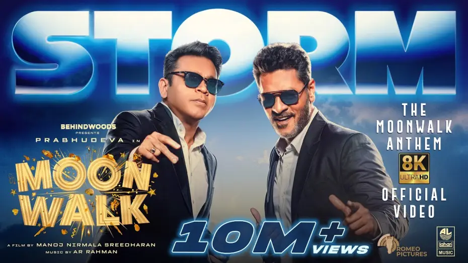 Watch film Moon Walk | Storm - The Moonwalk Anthem - 8K Official Video | AR Rahman | Prabhudeva | Manoj NS | Moonwalk Movie
