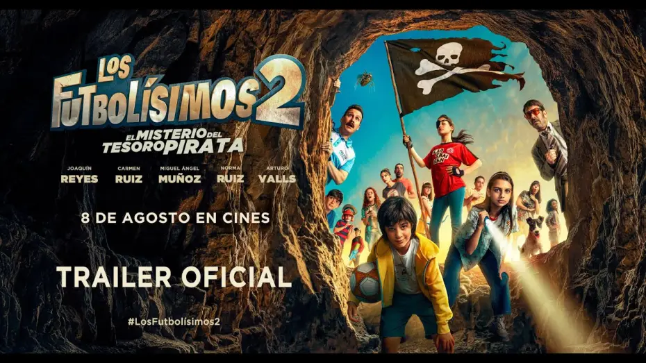 Watch film The Footballest 2 | LOS FUTBOL&Iacute;SIMOS 2: EL MISTERIO DEL TESORO PIRATA. Tr&aacute;iler oficial. 8 de agosto en cines.