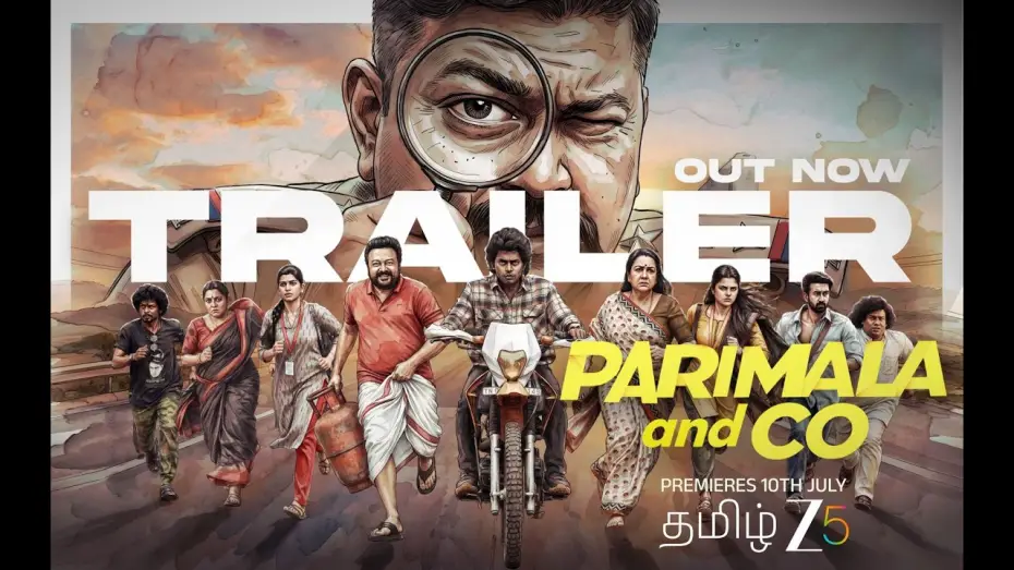Watch film Pati Patni Aur Woh Do — Parimala and Co | Official Trailer | Jayaram | Urvasi | Tamil ZEE5 | Premieres 10th July