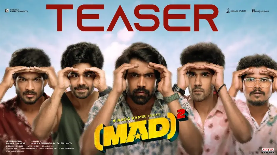 Watch film (MAD)² — MAD Square - Official Teaser | Narne Nithiin, Sangeeth Shobhan, Ram Nitin | Kalyan Shankar