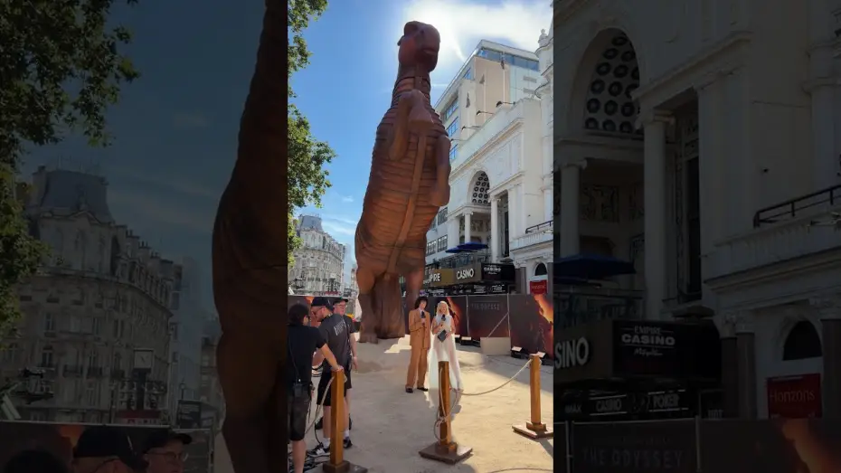 Watch film The Odyssey — Behind the scenes on the Trojan Horse for the World Premiere of The Odyssey in London.