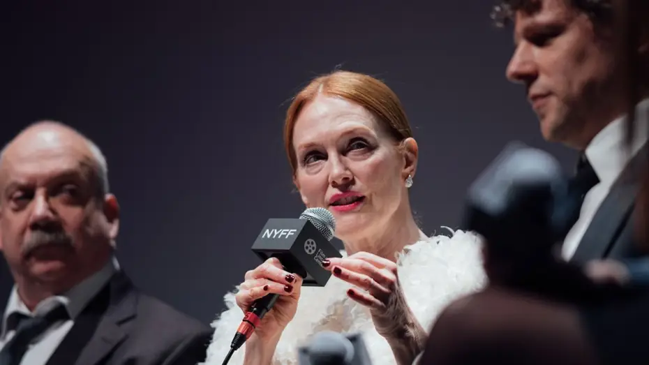Watch film The Debut — Jesse Eisenberg, Julianne Moore, Paul Giamatti, Halle Bailey & More on The Debut