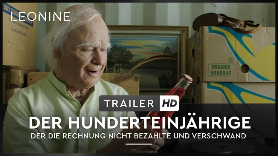 Watch film The 100 Year-Old Man Who Climbed Out the Window and Disappeared — DER HUNDERTJÄHRIGE, DER AUS DEM FENSTER STIEG UND VERSCHWAND | Trailer | Deutsch