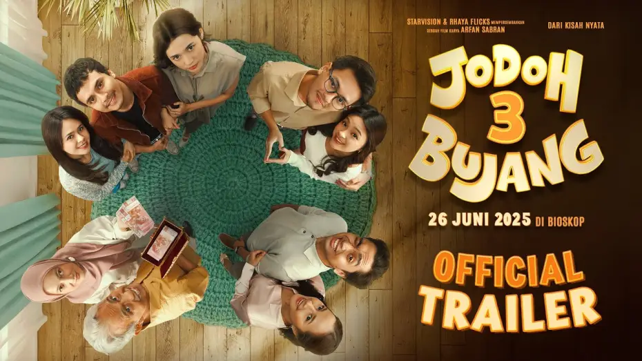Watch film 3 Men’s Soulmates — JODOH 3 BUJANG - Official Trailer