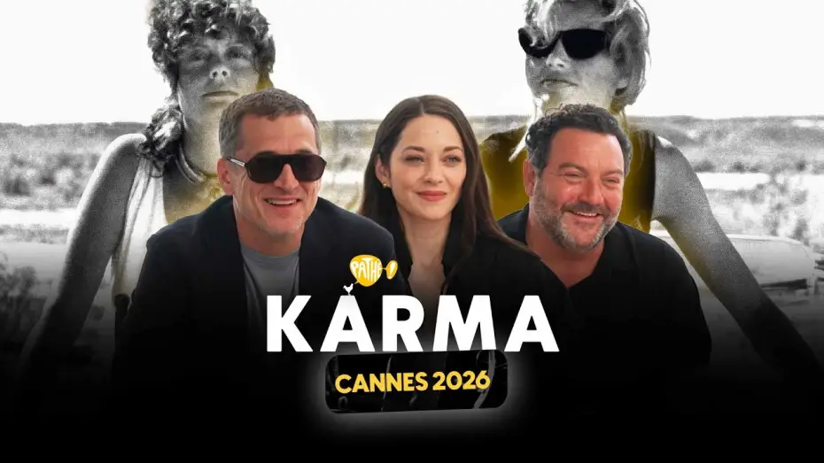 Watch film Karma — CANNES 2026 - Interview x KARMA (Guillaume Canet, Marion Cotillard, Denis Ménochet)