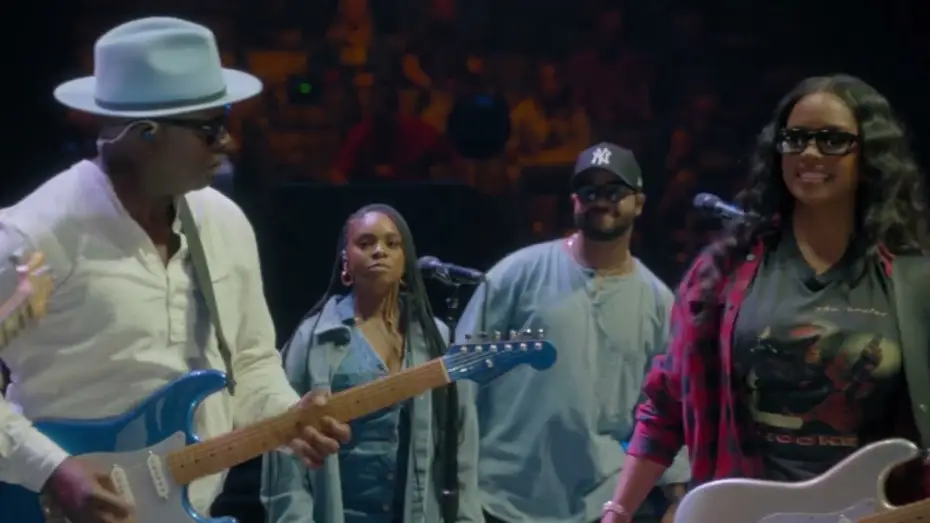 Watch film Eric Clapton&rsquo;s Crossroads Guitar Festival 2023 | H.E.R., John Mayer - Hold On (Live) [Crossroads 2023]